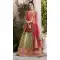 Aqua Green And Peach Color Silk Jacquard Traditional Designer Lehenga Choli - 433553013