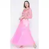 Pink Color Net Party Wear Gown Dress