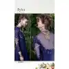 Navy Blue Color Georgette Net Velvet Designer Wear Gown Dress