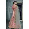 Pink Color Net Designer Wear Bridel Lehenega Choli