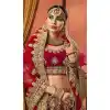 Maroon Color Velvet Indian Traditional Designer Wear Lehenga Choli