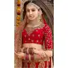 Red Color Silk Heavy Bridal Wedding Wear Lehenga Choli