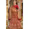 Red Color Silk Heavy Bridal Wedding Wear Lehenga Choli