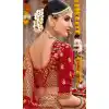 Exotic Red Color Silk Heavy Bridal Wedding Wear Lehenga Choli
