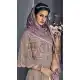 Contemporary Grey Color Star Silk Designer Abaya Style Gown Dress - 445254526