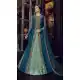 Aqua Green Color Tusser Silk Designer Salwar Kameez With Jacket - 445654555