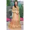 Cream Color Silk Party Wear Girl Lehenga Choli - 448654827