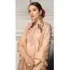 Cream Color Heavy Organza Fancy Eid Wear Salwar Kameez 