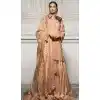 Cream Color Heavy Organza Fancy Eid Wear Salwar Kameez 