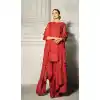 Red Color Fox Georgette Fancy Eid Wear Salwar Kameez