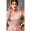 Light Pink Color Net Eid Special Pakistani Knee Length Salwar Kameez