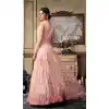 Light Pink Color Net Eid Special Pakistani Knee Length Salwar Kameez