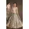 Grey Color Brocade Party Wear Fully Stitched Lehenga Choli - 456055980