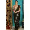 Black Color Silk Party Wear Plus Size Saree Blouse