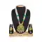 Scintillating Multi Color Moti Pendant Necklace Jewellery Set - 461756854