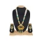 Aesthetic Multi Color Moti Pendant Necklace Jewellery Set - 461756857