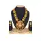 Scintillating Golden Color Pendant Necklace Jewellery Set - 461756859