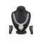 Off White Color Moti Pendant Necklace Jewellery Set - 461756864