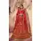 Divine Red Color Silk Heavy Embroidery Plus Size Lehenga Choli Women - 459056524