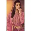 Pink Color Butterfly Net Pakistani Eid Wear Salwar Kameez
