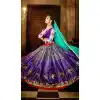 Purple Color Banglori Silk Fancy Party Wear Lehenga Choli