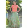 Light Pink Color Silk Party Wear Readymade Kid Girl Lehenga Choli