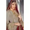 Grey Color Foux Georgette Eid Special Sharara Salwar Suit