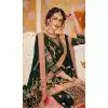 Dark Green Color Foux Georgette Eid Special Sharara Salwar Suit
