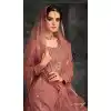 Light Maroon Color Georgette Pakitani Palazzo Salwar Suit