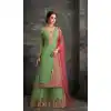 Light Green Color Georgette Pakitani Palazzo Salwar Suit