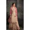 Beige Color Georgette Pakitani Palazzo Salwar Suit