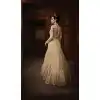 Cream Color Net Eid Special Pakitani Salwar Kameez