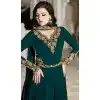 Sea Green Color Bloom Georgette Eid Wear Anarkali Salwar Kameez