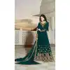 Sea Green Color Bloom Georgette Eid Wear Anarkali Salwar Kameez