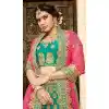 Green Color Pure Heavy Silk Wedding Special Lehenga Choli