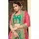 Green Color Pure Heavy Silk Wedding Special Lehenga Choli - 472358136