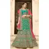 Green Color Pure Heavy Silk Wedding Special Lehenga Choli