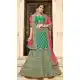 Green Color Pure Heavy Silk Wedding Special Lehenga Choli - 472358136