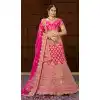 Pink Color Pure Heavy Silk Wedding Special Lehenga Choli