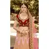Pink And Maroon Color Pure Heavy Silk Wedding Special Lehenga Choli