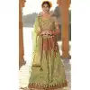Green Color Silk Heavy Bridal Weadding Wear Lehenga Choli