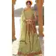 Green Color Silk Heavy Bridal Weadding Wear Lehenga Choli - 475558443