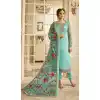 TV Actress Drashti Dhami Sky Color Salwar Kameez