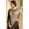 TV Actress Drashti Dhami Beige Color Salwar Kameez