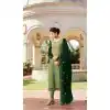 Light Green Color Satin Georgette Party Wear Lehenga Suit
