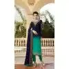 Navy Blue Color Satin Georgette Party Wear Lehenga Suit