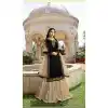 Black Color Satin Georgette Party Wear Lehenga Suit