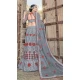 Grey Color Net Satin Party Wear Plus Size Chaniya Choli - 480359081