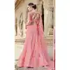 Pink Color Net Satin Party Wear Plus Size Chaniya Choli