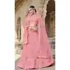 Pink Color Net Satin Party Wear Plus Size Chaniya Choli